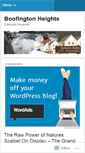 Mobile Screenshot of boofingtonheights.wordpress.com