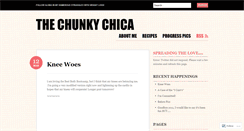 Desktop Screenshot of chunkychica.wordpress.com