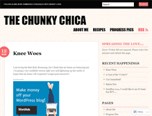 Tablet Screenshot of chunkychica.wordpress.com