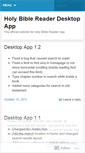 Mobile Screenshot of holybibledesktop.wordpress.com