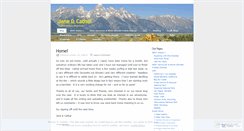 Desktop Screenshot of janeandcathal.wordpress.com
