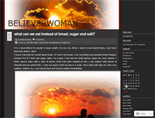 Tablet Screenshot of believerwoman.wordpress.com