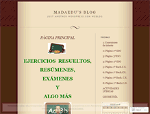 Tablet Screenshot of madaedu.wordpress.com