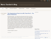 Tablet Screenshot of marcotavolieri.wordpress.com
