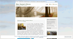 Desktop Screenshot of mrsfrisbieshouse.wordpress.com