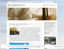 Tablet Screenshot of mrsfrisbieshouse.wordpress.com