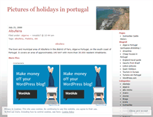 Tablet Screenshot of portugalholidayspictures.wordpress.com