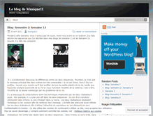 Tablet Screenshot of musique11.wordpress.com