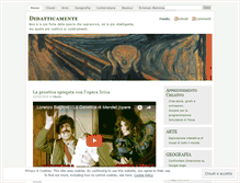 Tablet Screenshot of didatticamente.wordpress.com