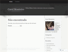 Tablet Screenshot of carolmonteirops.wordpress.com
