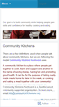 Mobile Screenshot of eburgcommunitykitchen.wordpress.com