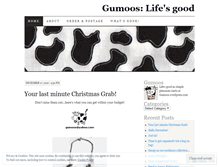 Tablet Screenshot of gumoos.wordpress.com
