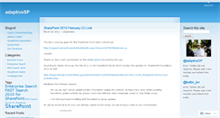 Desktop Screenshot of adaptivesp.wordpress.com