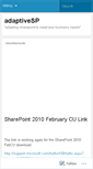 Mobile Screenshot of adaptivesp.wordpress.com