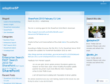 Tablet Screenshot of adaptivesp.wordpress.com