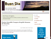 Tablet Screenshot of buendiametapan.wordpress.com