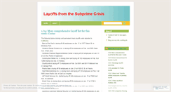 Desktop Screenshot of layoff.wordpress.com