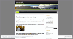 Desktop Screenshot of opinionaid.wordpress.com