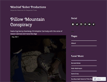 Tablet Screenshot of mischiefrobot.wordpress.com