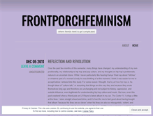 Tablet Screenshot of frontporchfeminism.wordpress.com