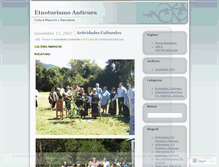Tablet Screenshot of etnoturismoanticura.wordpress.com