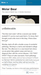 Mobile Screenshot of molarbear.wordpress.com