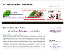 Tablet Screenshot of obatherbalkankerleherrahim.wordpress.com