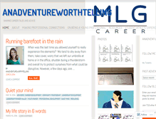 Tablet Screenshot of anadventureworthtelling.wordpress.com