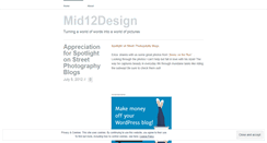Desktop Screenshot of mid12design.wordpress.com