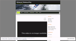 Desktop Screenshot of midwestwakesurfing.wordpress.com