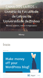 Mobile Screenshot of caixadoslivros.wordpress.com
