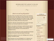 Tablet Screenshot of kerriskupcakes.wordpress.com