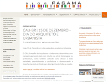 Tablet Screenshot of pagamaarquitetura.wordpress.com
