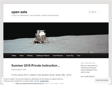Tablet Screenshot of opensets.wordpress.com