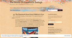 Desktop Screenshot of ehammockswings.wordpress.com