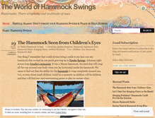 Tablet Screenshot of ehammockswings.wordpress.com