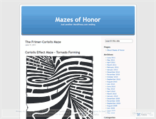 Tablet Screenshot of mazesofhonor.wordpress.com