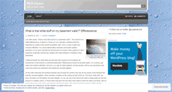 Desktop Screenshot of mydryspace.wordpress.com