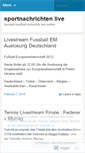 Mobile Screenshot of livesport2010.wordpress.com