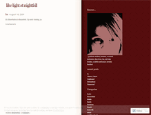 Tablet Screenshot of likelight.wordpress.com