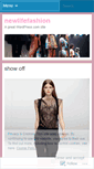 Mobile Screenshot of newlifefashion.wordpress.com