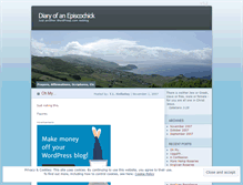 Tablet Screenshot of episcochick.wordpress.com