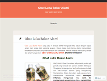 Tablet Screenshot of blogkesehatankulitlukabakar.wordpress.com