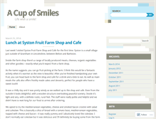 Tablet Screenshot of acupofsmiles.wordpress.com