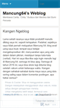 Mobile Screenshot of mancung64.wordpress.com