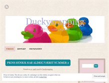 Tablet Screenshot of duckysrapping.wordpress.com