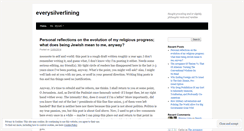 Desktop Screenshot of everysilverlining.wordpress.com