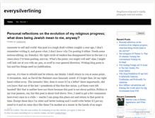Tablet Screenshot of everysilverlining.wordpress.com