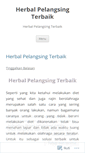 Mobile Screenshot of herbalpelangsingterbaik.wordpress.com