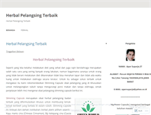 Tablet Screenshot of herbalpelangsingterbaik.wordpress.com